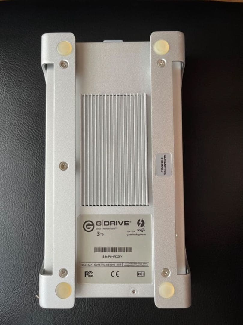 G-Technology G-DRIVE 3TB 外付けHDD（0G03127）