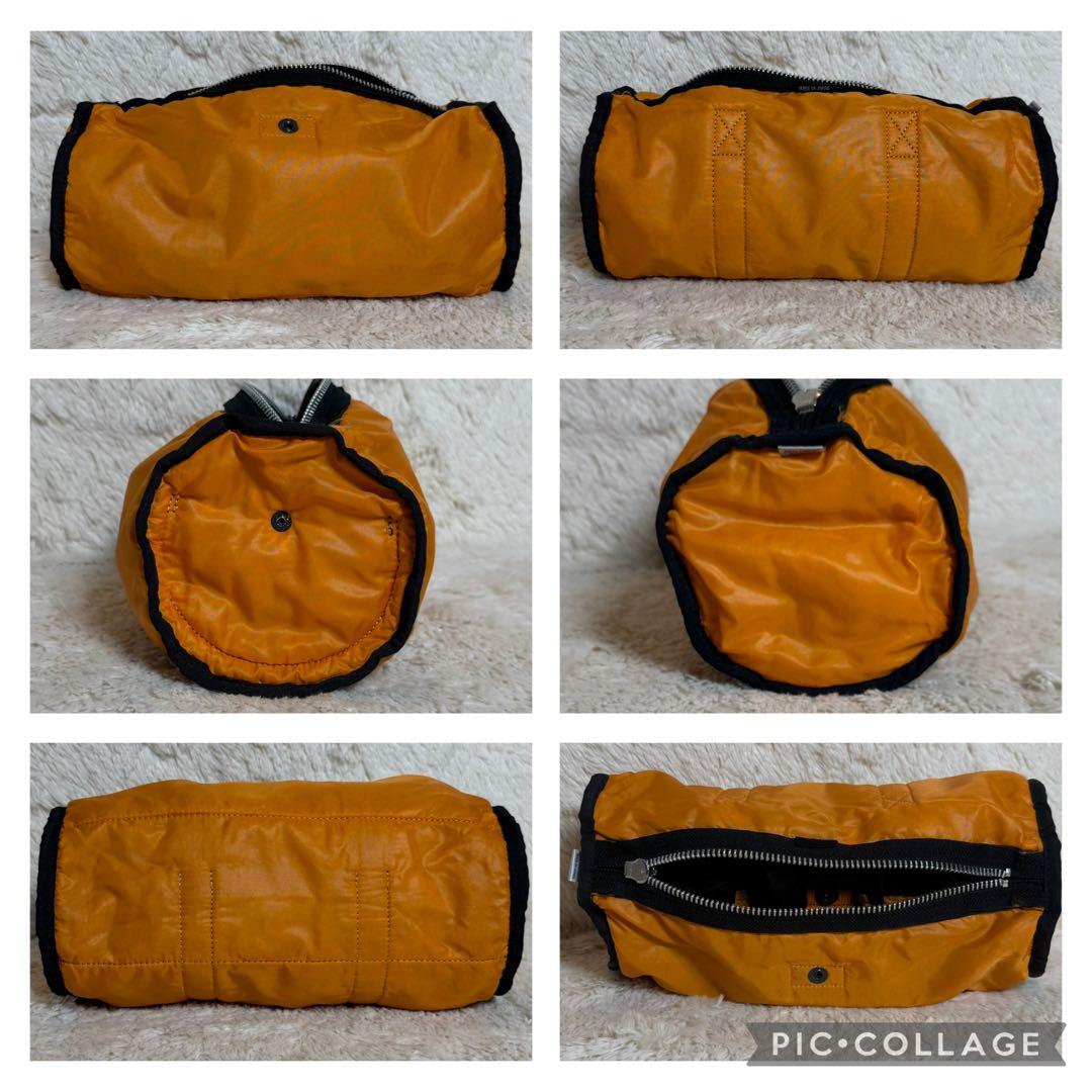 美品 PORTER ポーター タンカー ミニボストンバッグ ブラック 大容量 黒