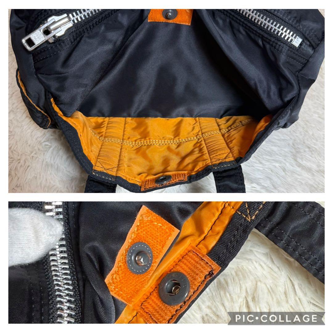 美品 PORTER ポーター タンカー ミニボストンバッグ ブラック 大容量 黒