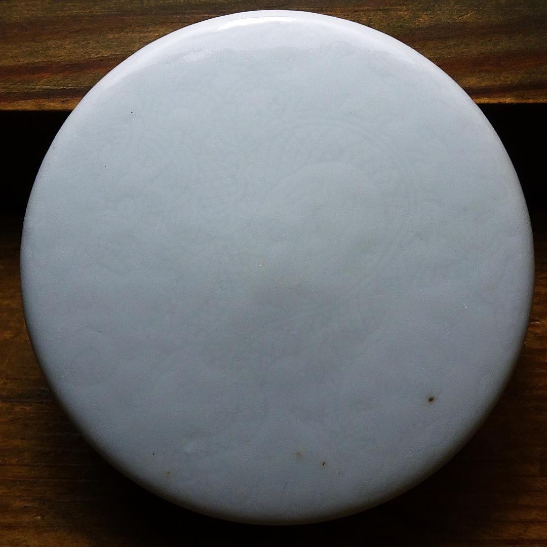 シ*マ様 香合　蓋に欠け有ります　永楽年製　龍模様　香炉　壺　オブジェ　唐物