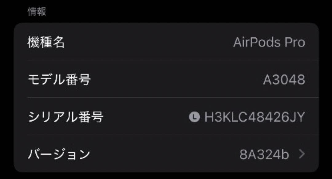 AirPods Pro 第2世代 usb-c 左耳 A3048 [21]