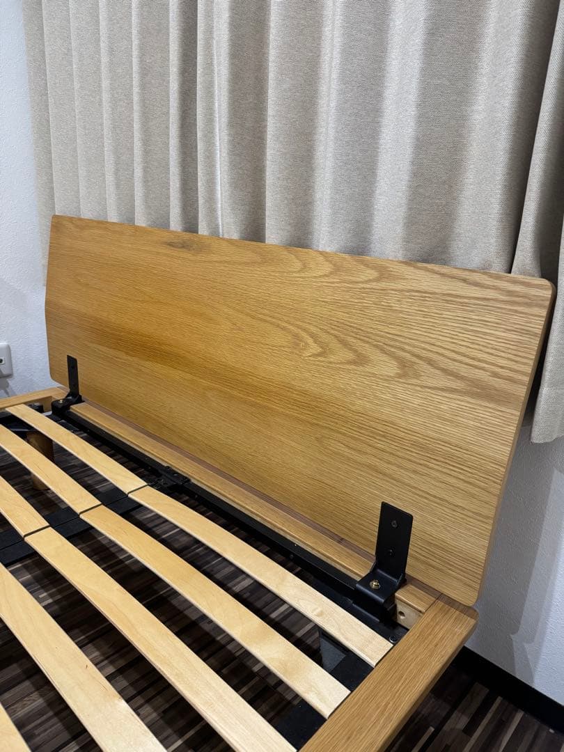 無印良品　ベッドフレーム　ダブル　オーク材
