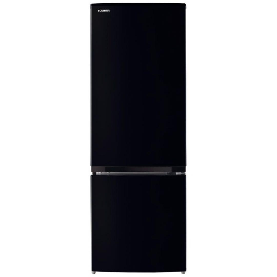 東芝　冷蔵庫 BSシリーズ セミマットブラック GR-T15BS-K