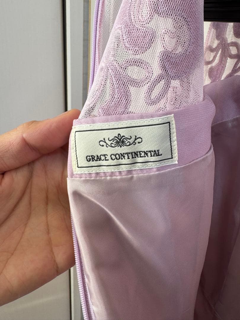 グレースコンチネンタル 7分袖 ワンピース 38