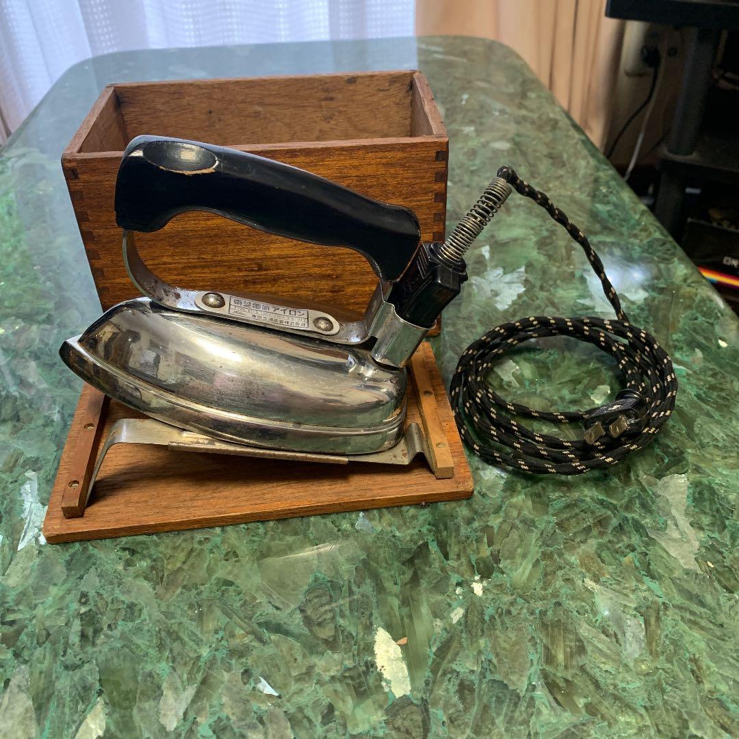 東芝電気アイロン　レトロ