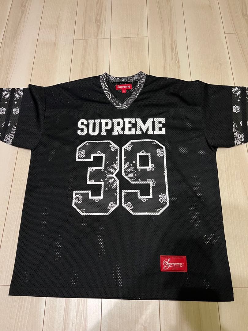 Supreme Bandana Football Jersey ブラック M