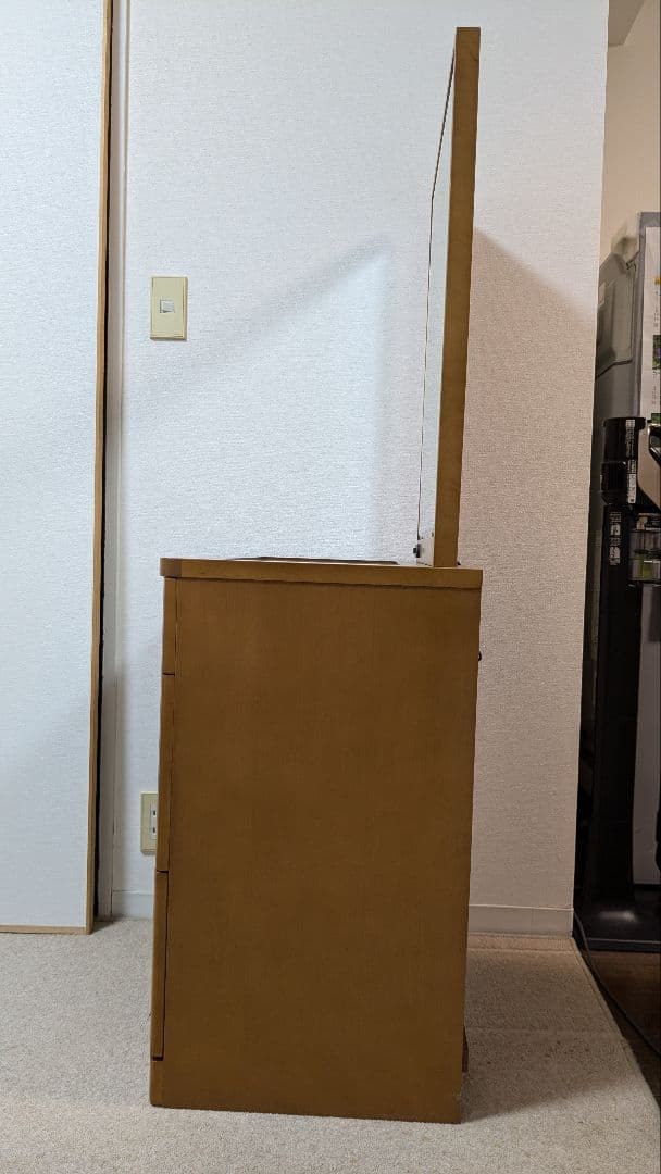 【大塚家具】ドレッサー鏡台　カバ材