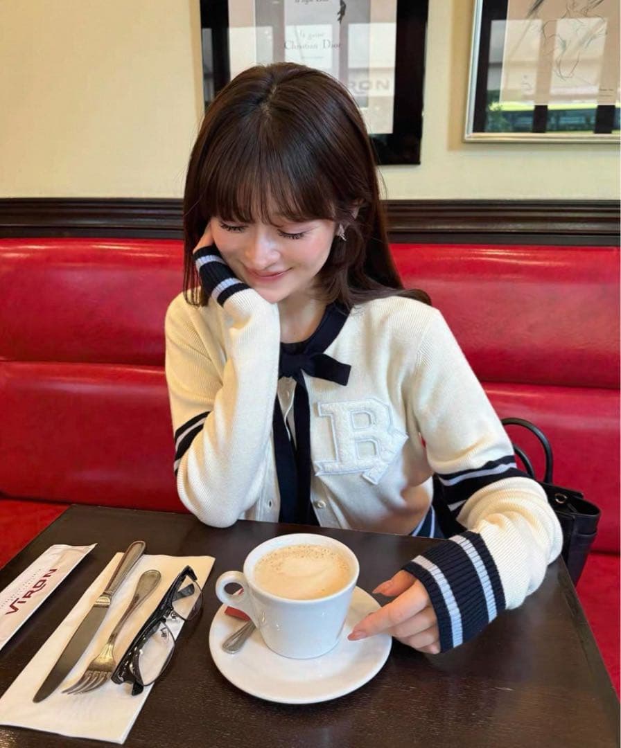 Bibiy. B.CLUB TIE CARDIGAN 限定カラー