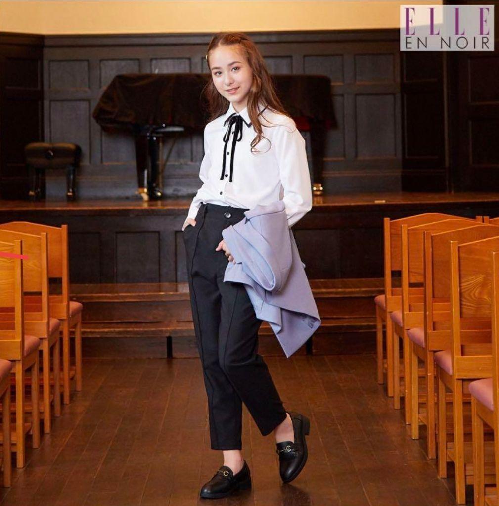 ELLE EN NOIR/エルアンノワール Wロングジャケットパンツスーツ165