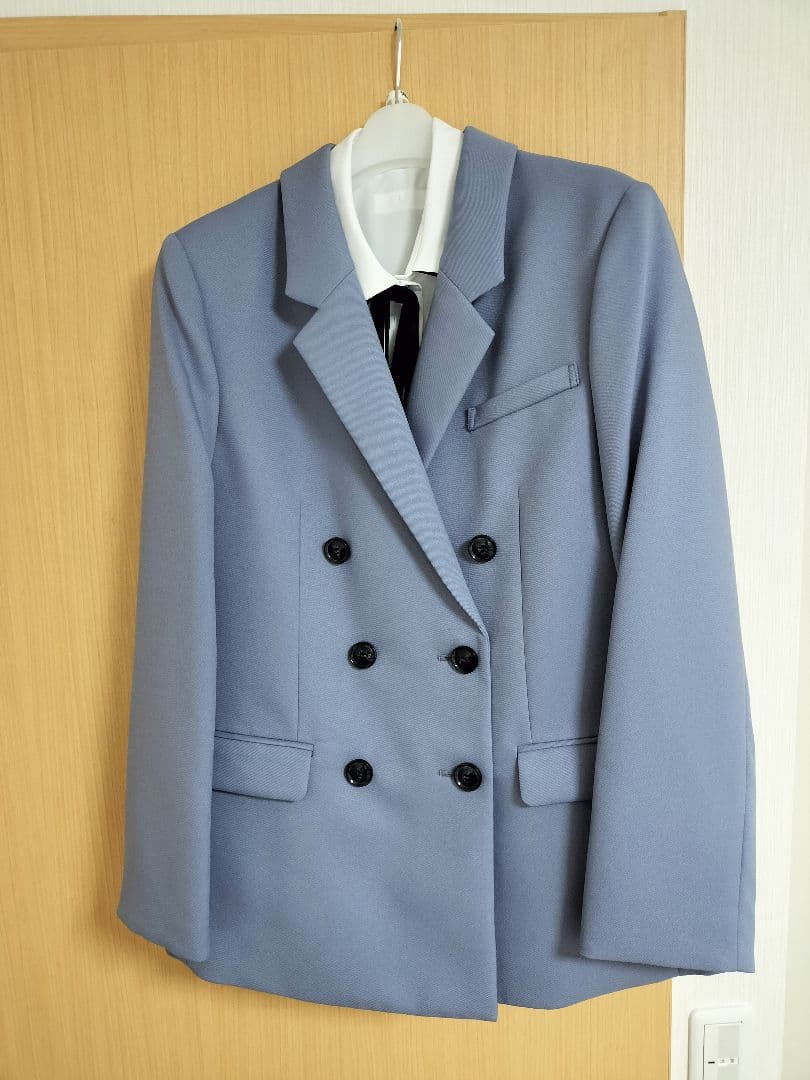 ELLE EN NOIR/エルアンノワール Wロングジャケットパンツスーツ165