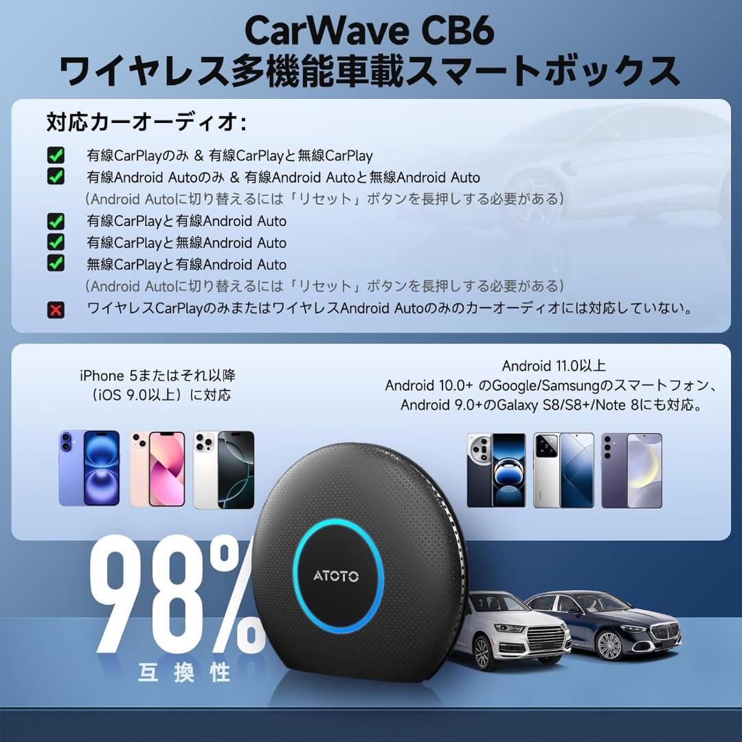 MYATOTO Carplay AI Box（CB6A-J-BK）