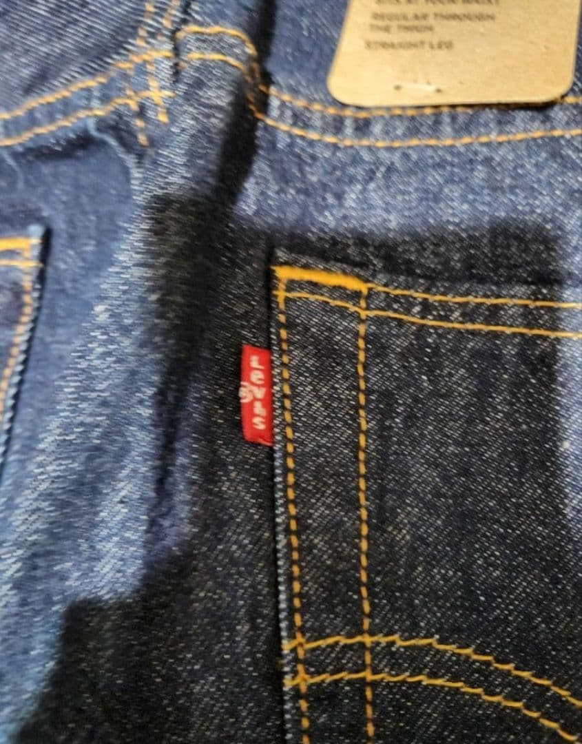 リーバイス 2ND トラッカーJKT M 501 セットアップ 濃紺 W34