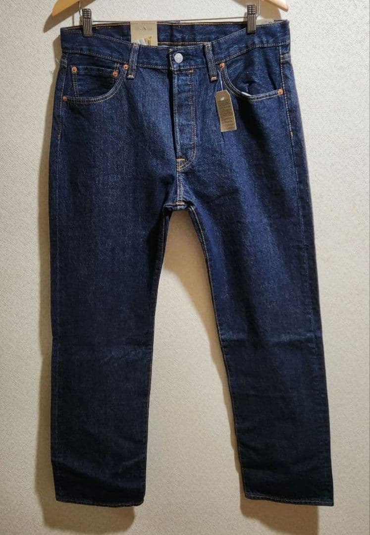 リーバイス 2ND トラッカーJKT M 501 セットアップ 濃紺 W34