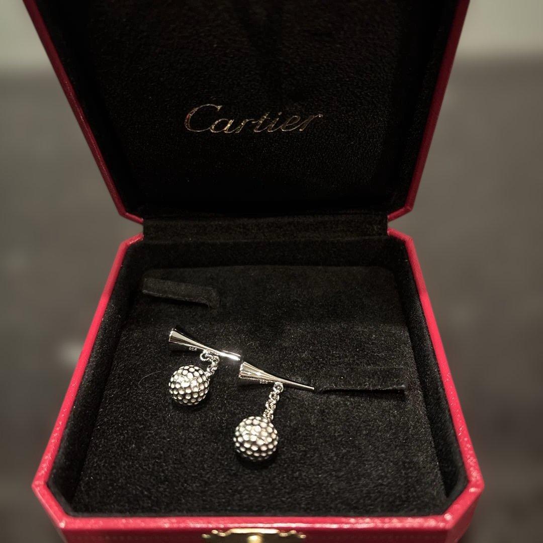 超希少　カルティエ　Cartier カフス　ゴルフモチーフ