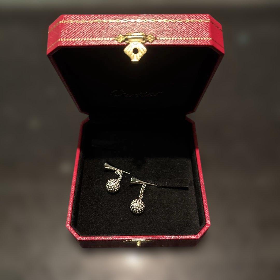 超希少　カルティエ　Cartier カフス　ゴルフモチーフ