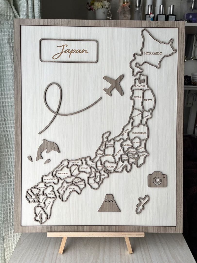 くらしなごやか　トラベラーマップパズル※値引き可