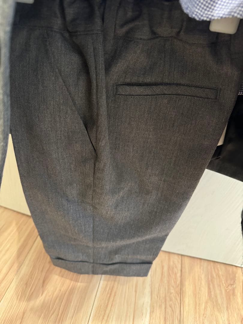 グレー スーツ・ブレザー ネクタイ付き