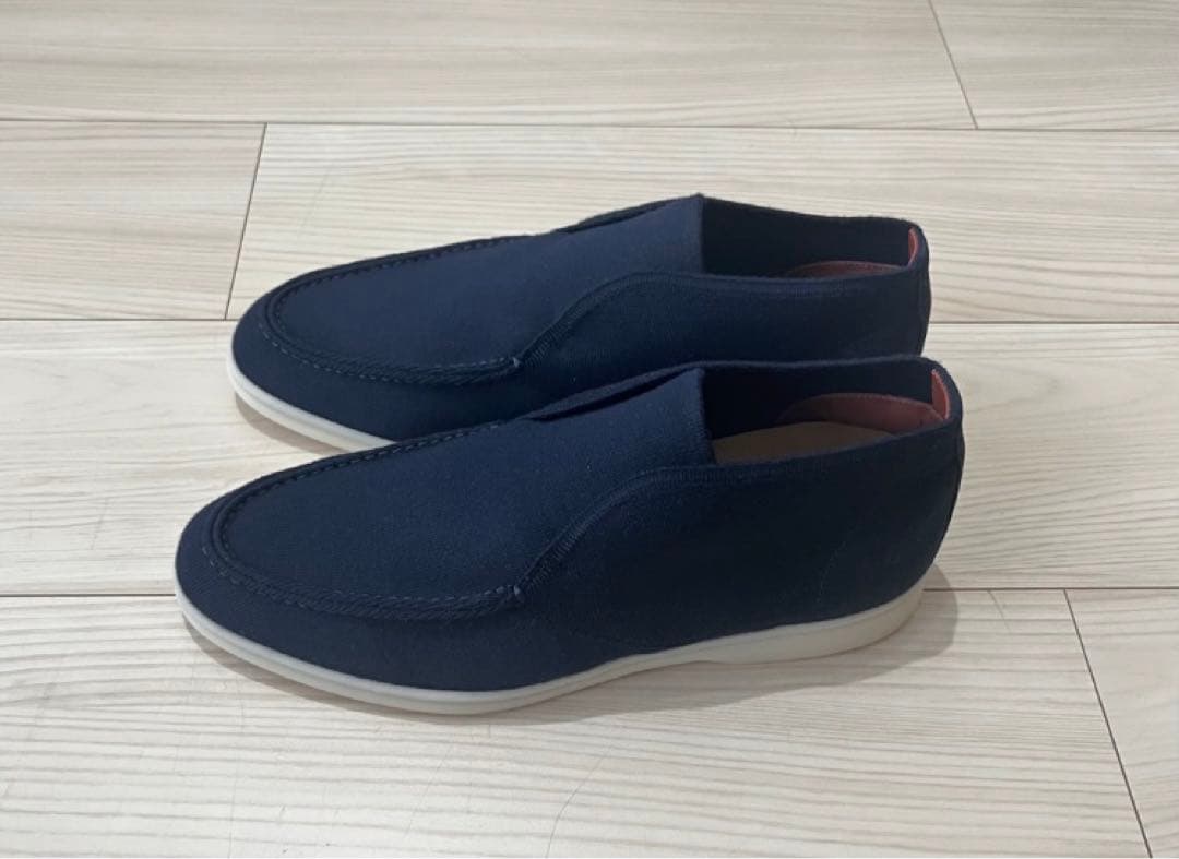 ◼︎ロロピアーナ Loro Piana 靴 ニットオープンウォーク 銀座店限定色