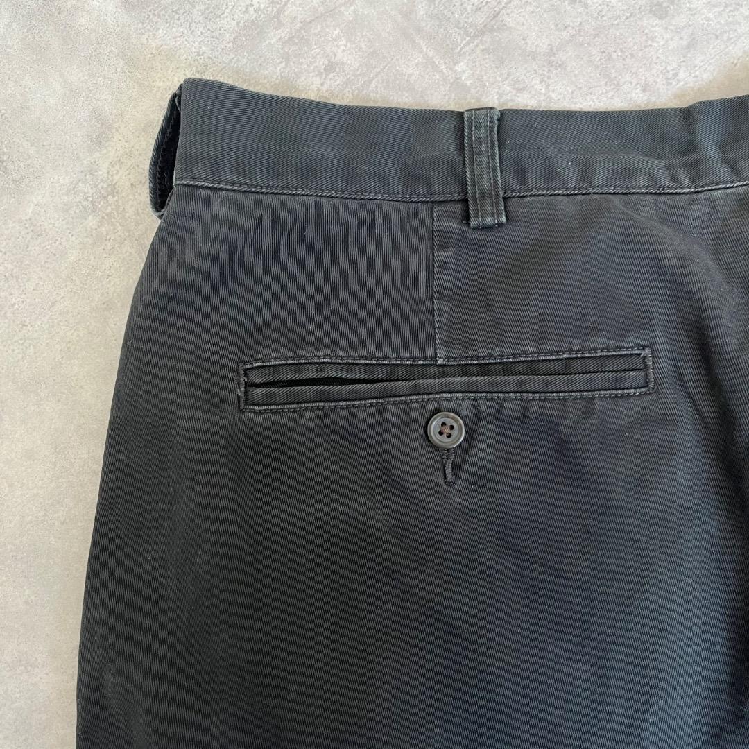 ポロ ラルフローレン W38 ポロチノ チノパン ボトム 古着 黒 16611