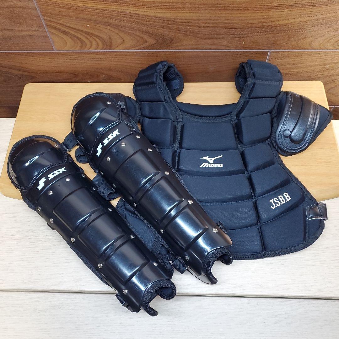MIZUNO ミズノ軟式少年野球 審判用 プロテクター レガース ZETT