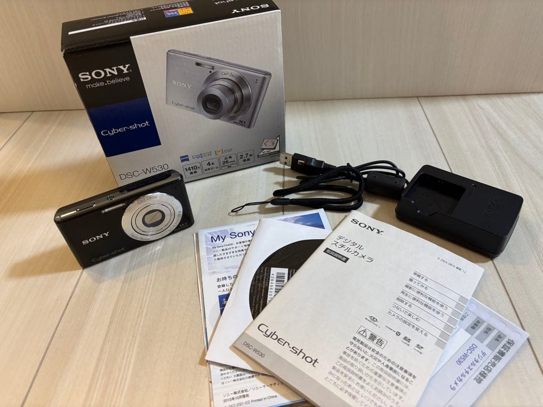 【動作確認済】SONY Cyber-shot DSC-W530 ブラック