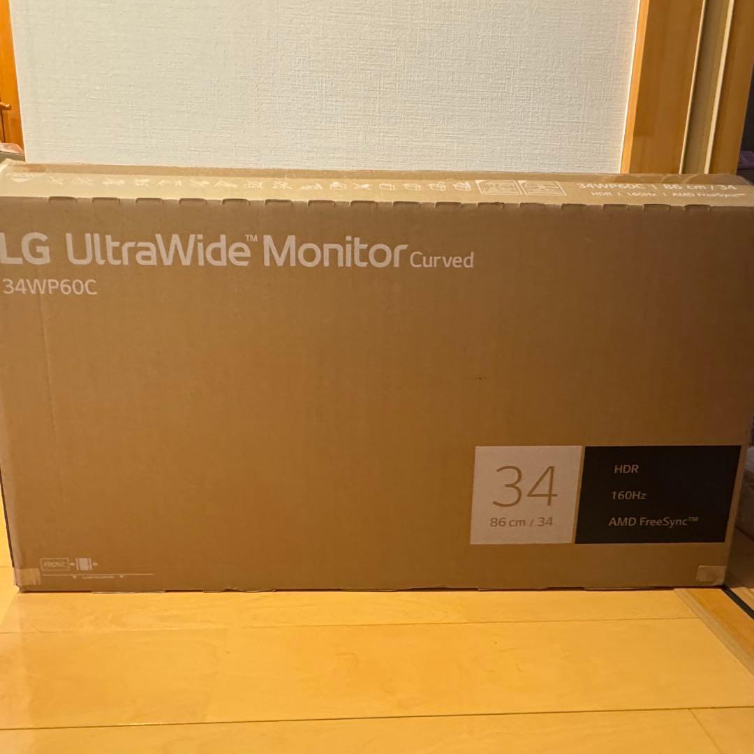 LG 34WP60C ウルトラワイドモニター 34型 3440×1440 美品