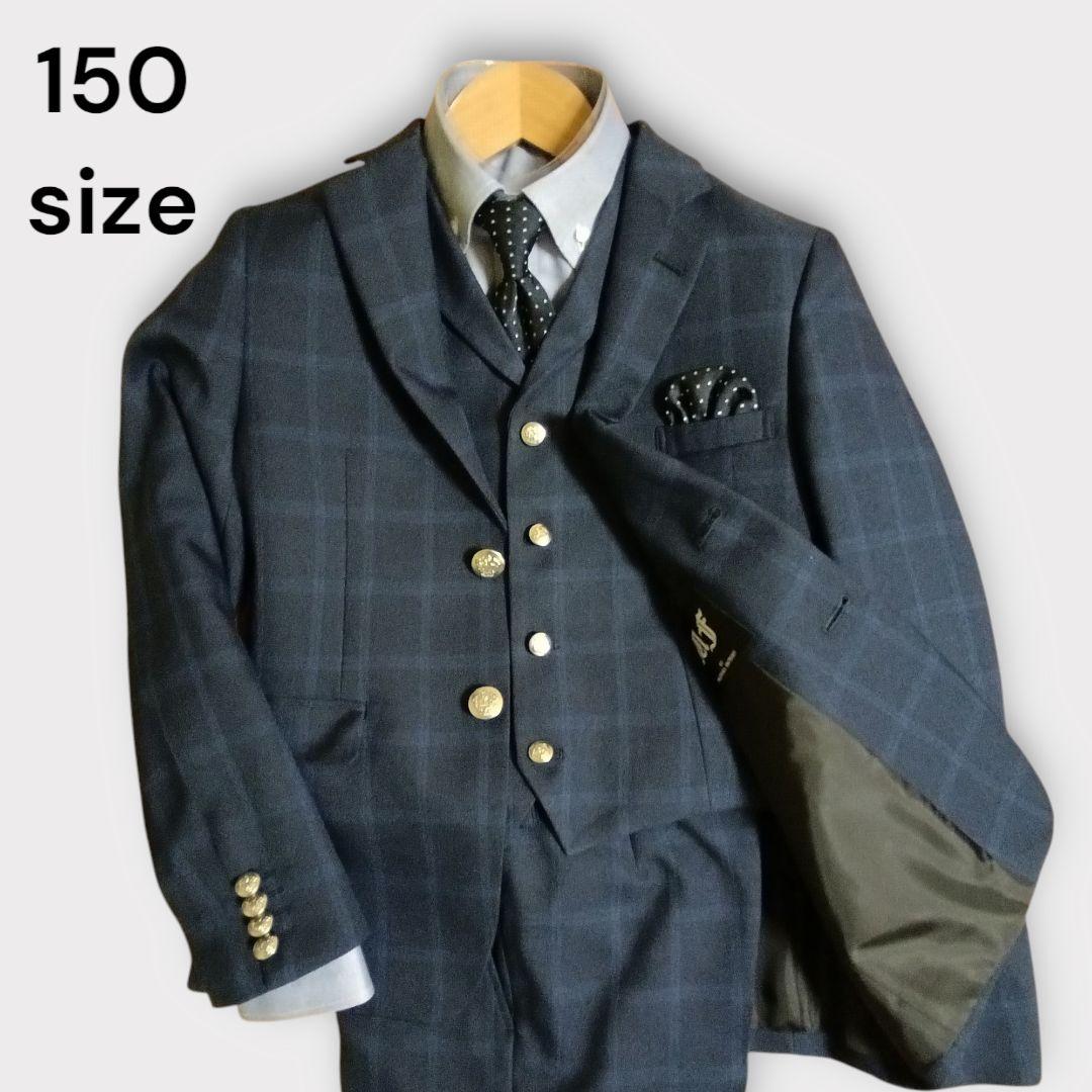 極美品✨ワンダーファクトリー スーツ 6点セット 150 スリーピース 卒服