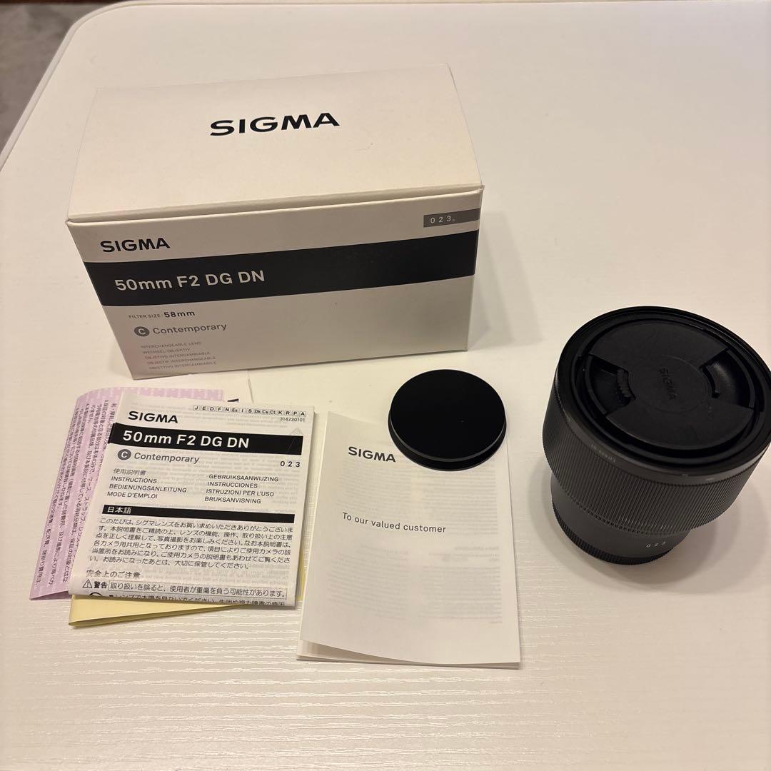 SIGMA 50mm F2 DG DN 単焦点レンズ　Eマウント