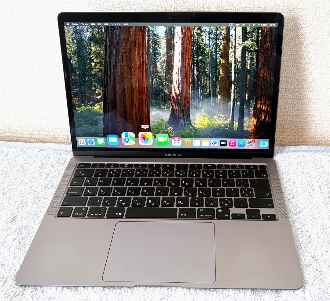 【美品/最大容量100%】M1 MacBookAir 2020 1TB/8GB