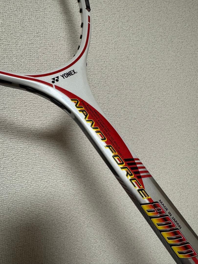 YONEX NANOFORCE8000 ナノフォース8000 1本シャフト 軟式