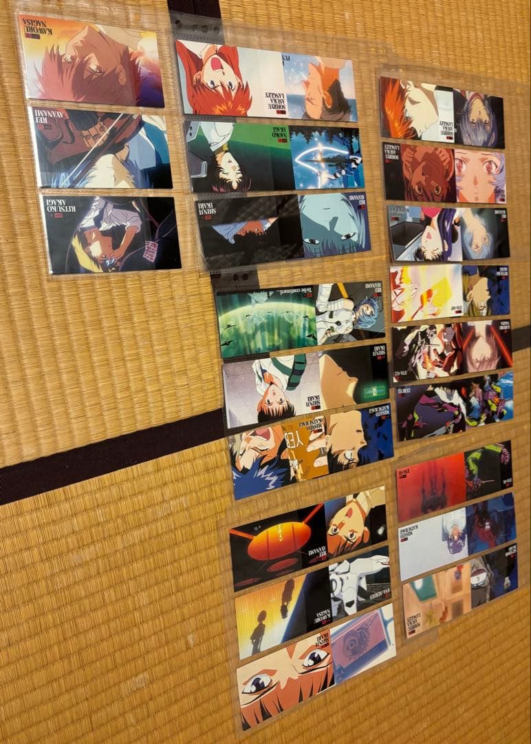 1996年エヴァンゲリオンカードダスマスターズ1、2、劇場版シト新生、計280枚