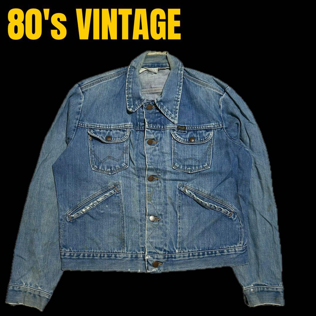 80s Wrangler ラングラー デニムジャケット　 白タグ　126MJ