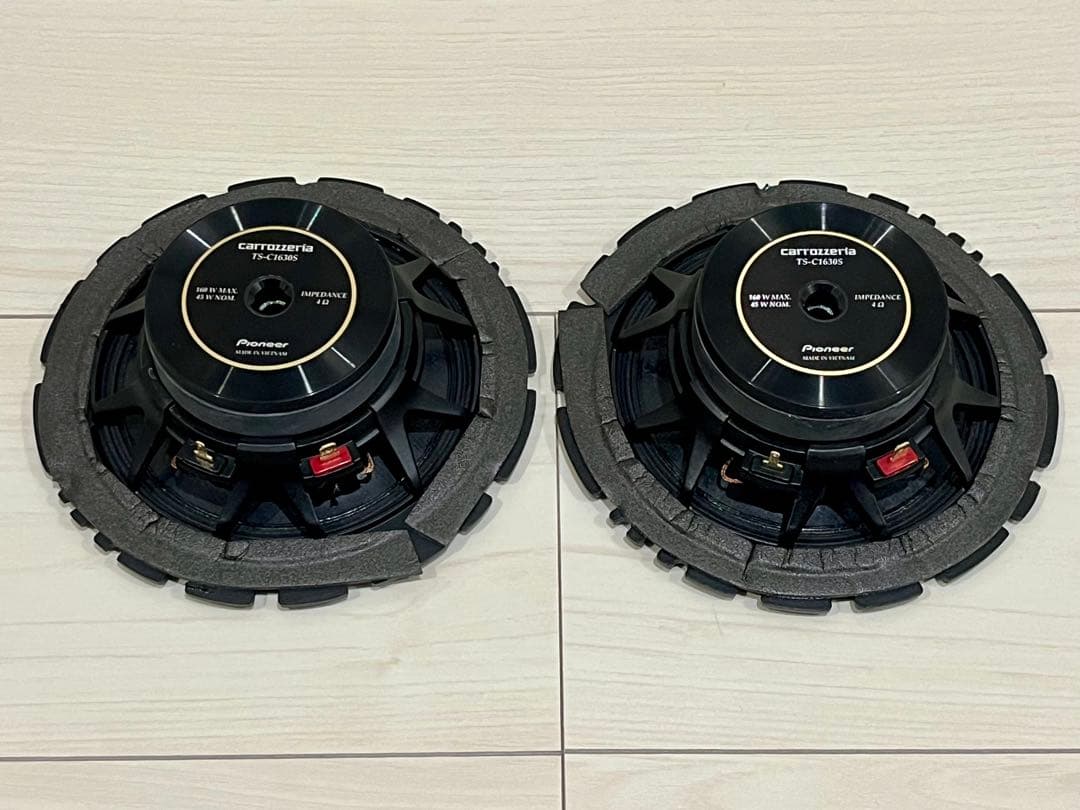 【TPO】カロッツェリア TS-C1630S-2 16cmセパレート