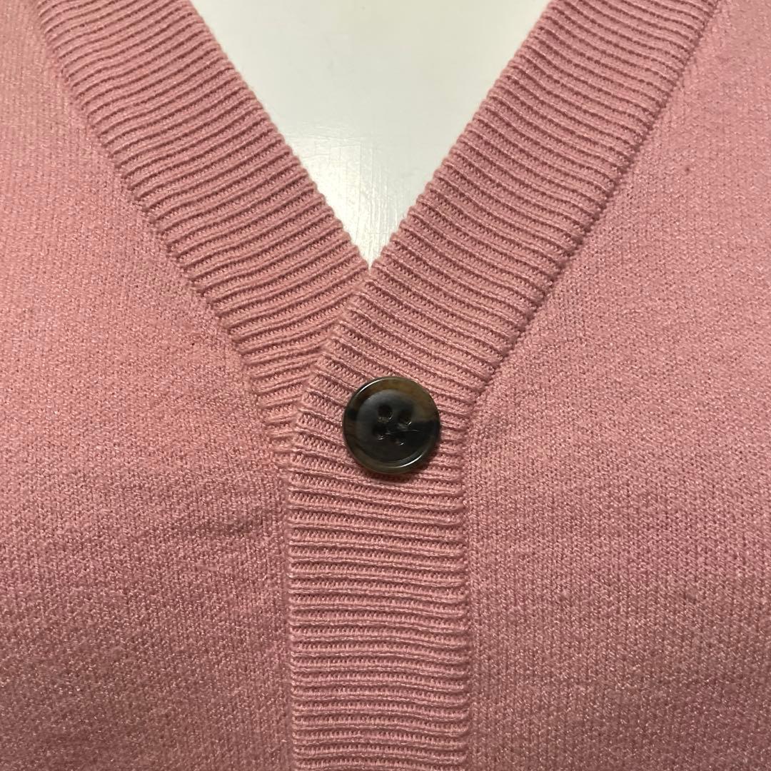 完売品　LINKABLE リンカブル リバーシブルカーディガン バイカラー