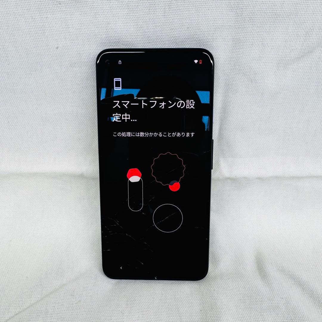 Google Pixel 5 ブラック 画面にひび割れあり