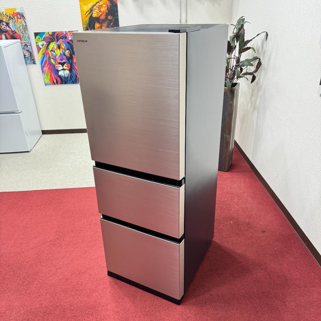 東京23区送料無料　超美品日立2024年製3ドア冷蔵庫265L　洗浄/除菌済み