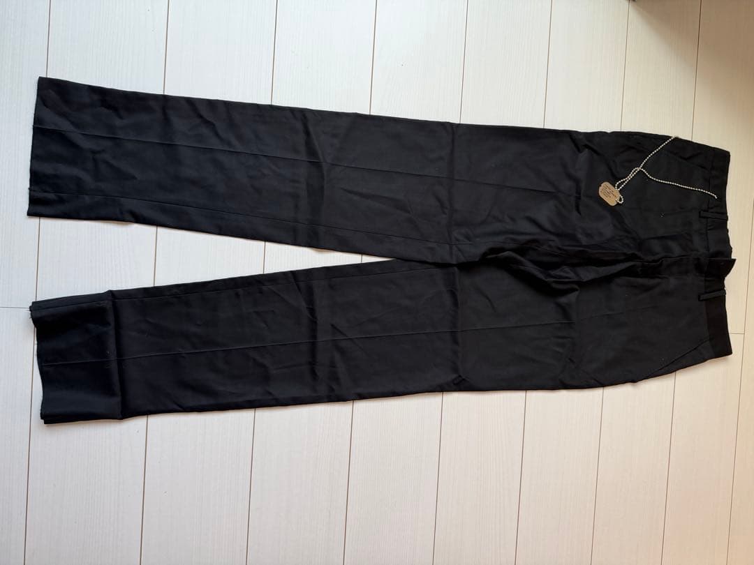未使用品　Alexander McQueen ブラック スラックス
