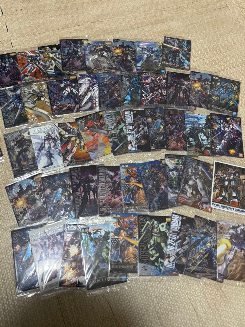 ガンプラパッケージアートコレクション　ウエハースカード 94枚　未開封セット
