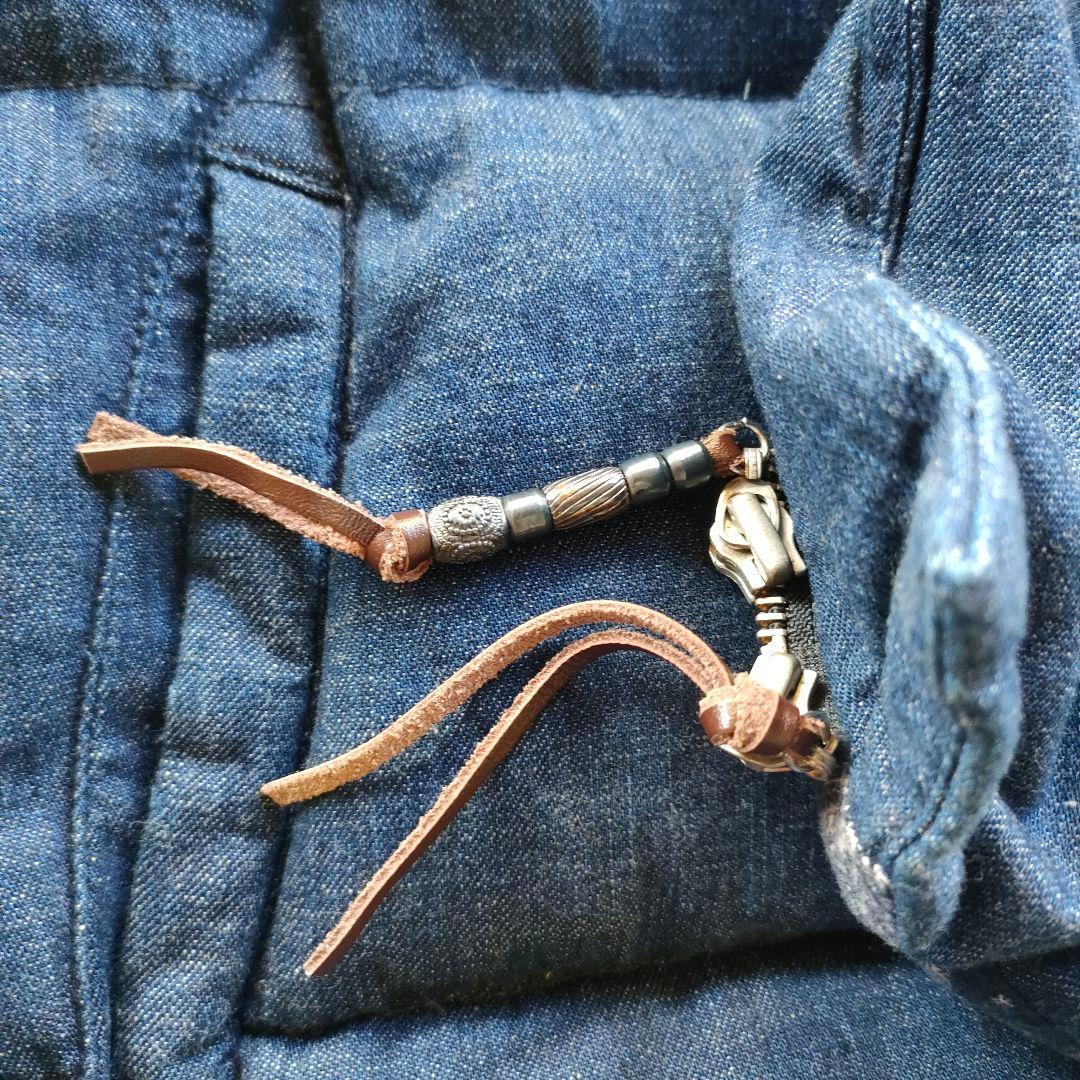 【未使用】REMI RELIEF デニムダウンベスト RN128390