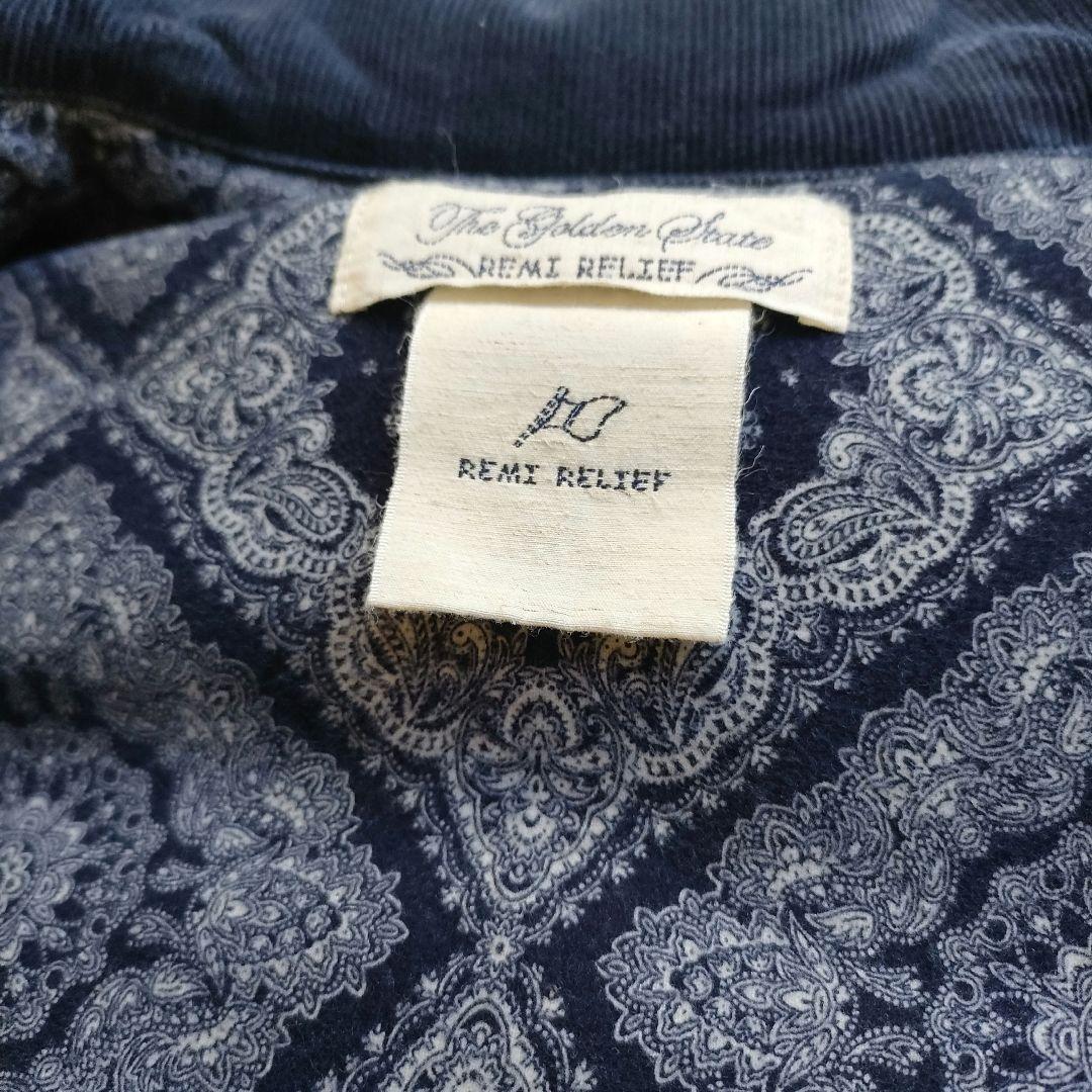 【未使用】REMI RELIEF デニムダウンベスト RN128390