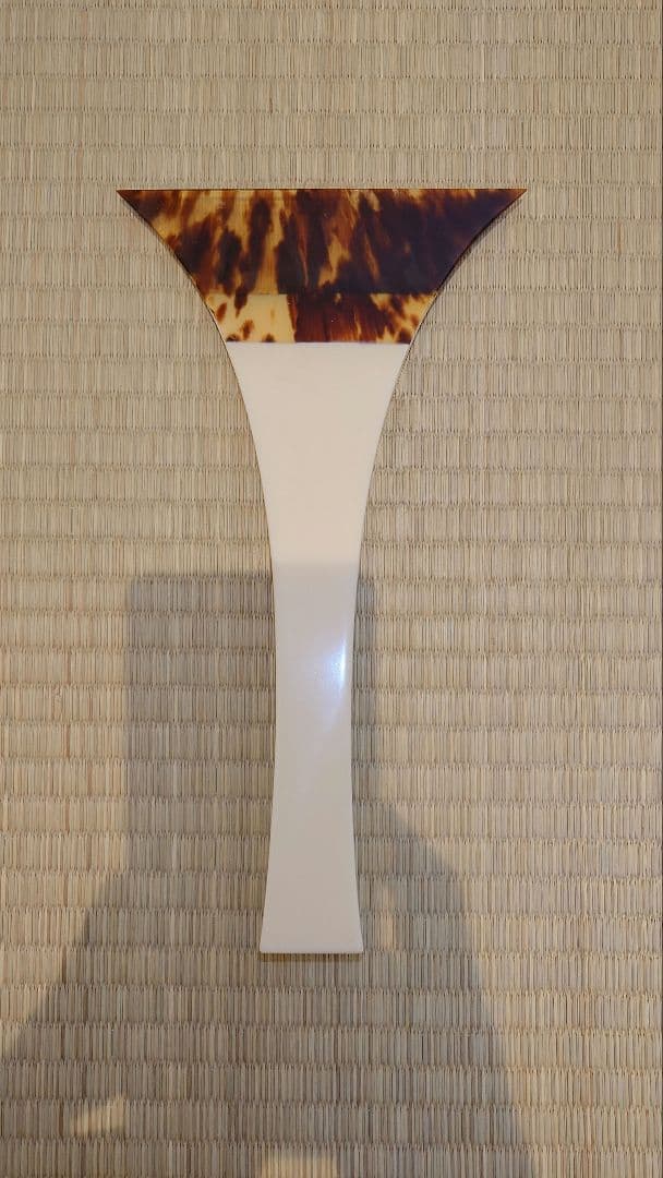 ふじ印 津山撥七五 三味線バチ 金色箱付き 地唄