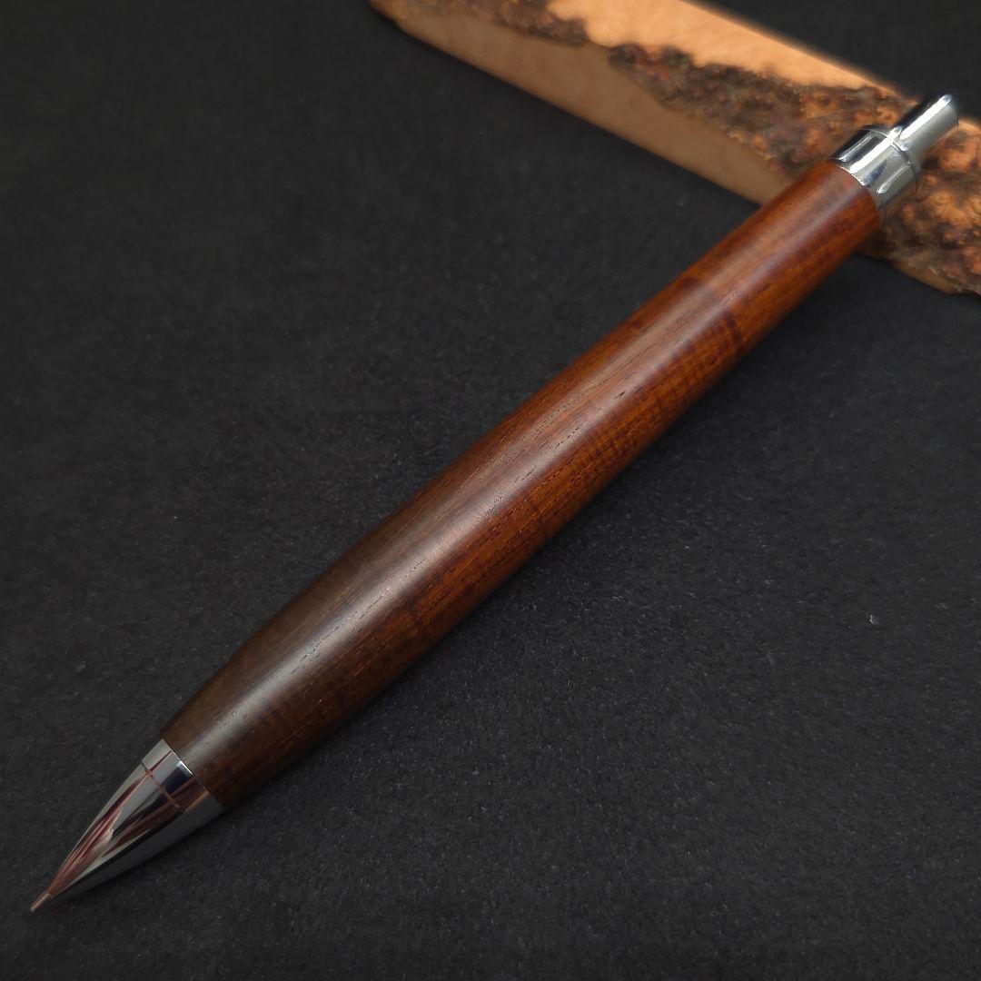 No.39ハンドメイド木軸シャーペンサイアミーズローズウッド