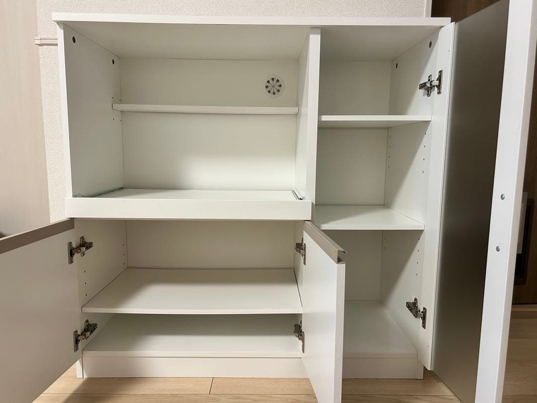 レンジ台(フォルムN RE9090G WH） ニトリ