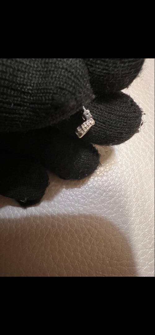 18k WGペンダント直径0.25