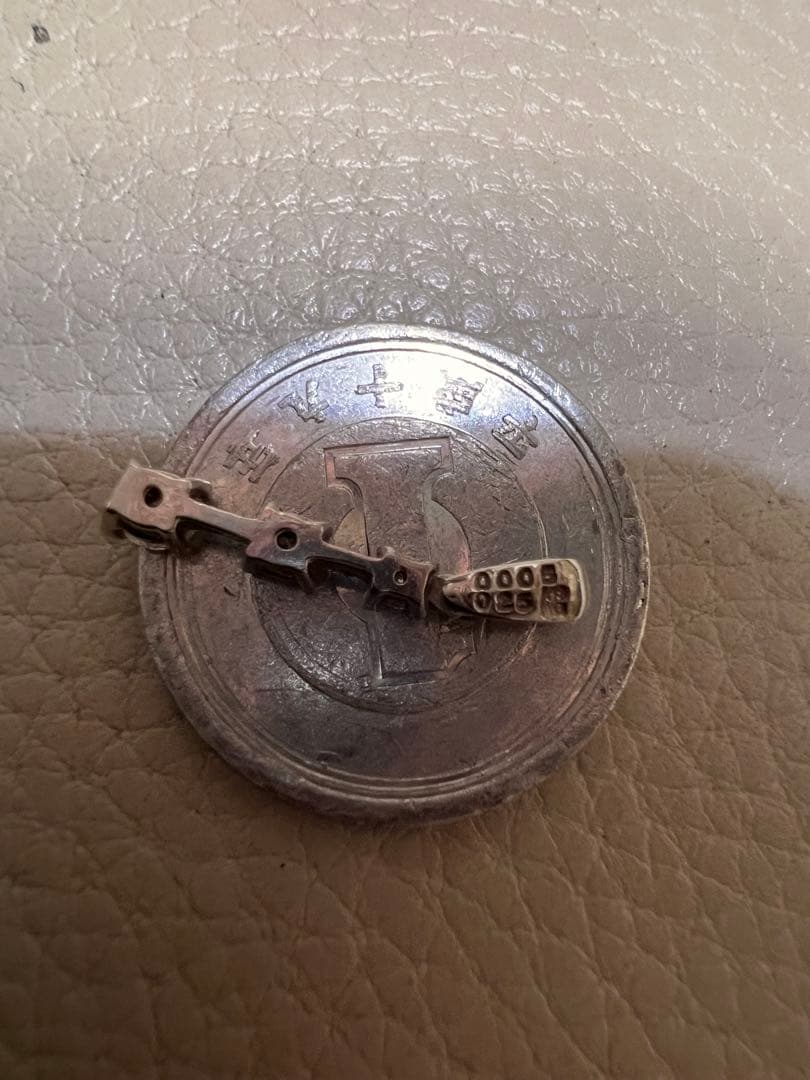 18k WGペンダント直径0.25