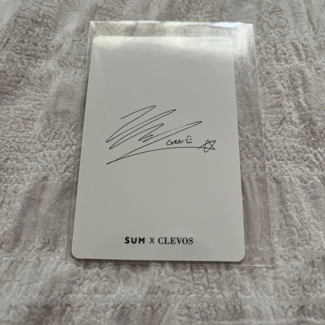 EXO チェン CLEVOS ウェットティッシュ トレカ 2枚 セット