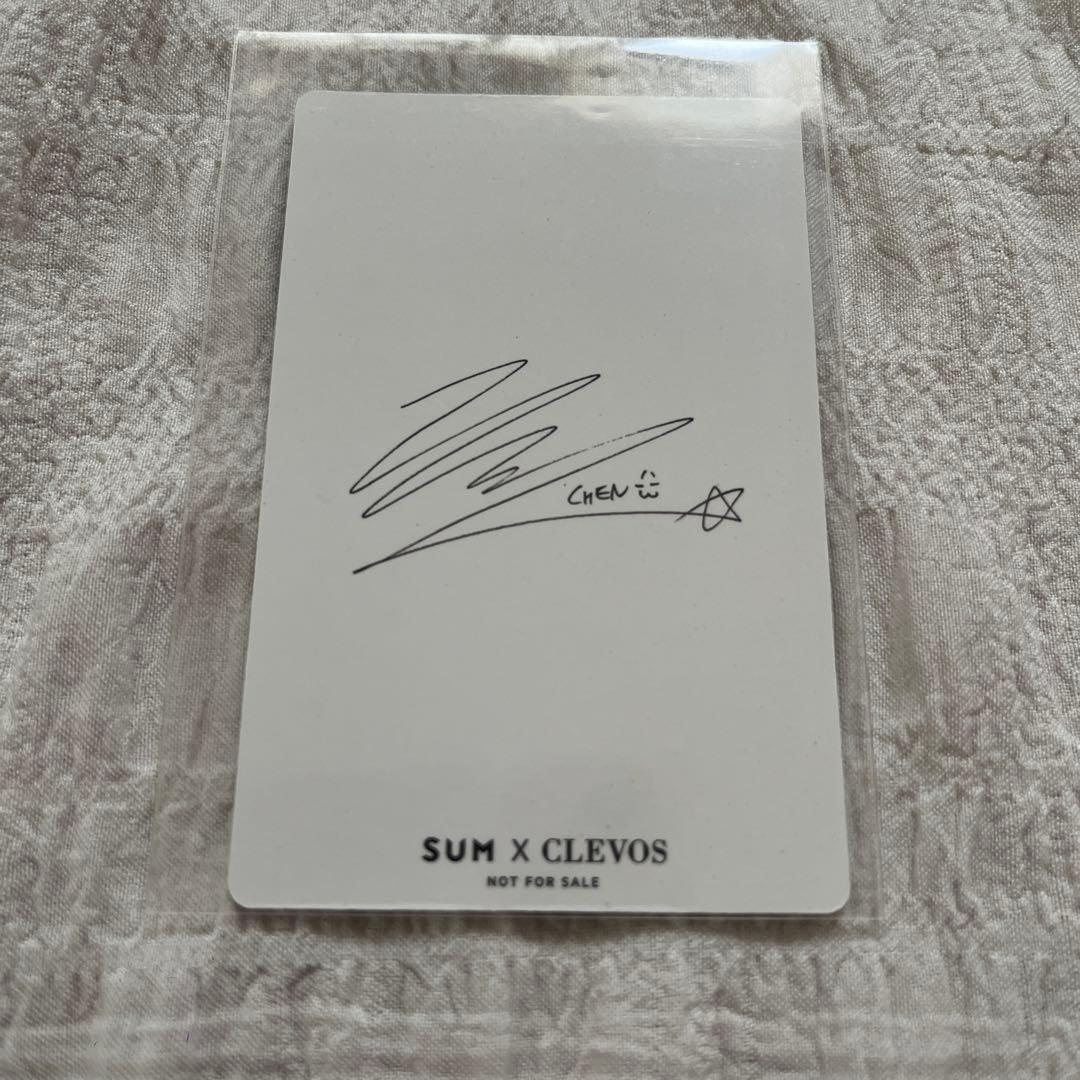 EXO チェン CLEVOS ウェットティッシュ トレカ 2枚 セット