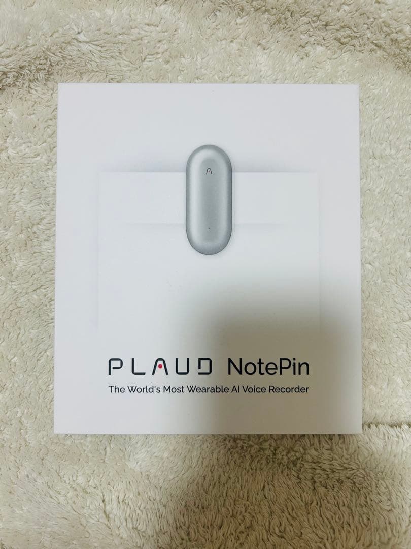 新品未使用　PLAUD NotePin ボイスレコーダー 文字起こし AI