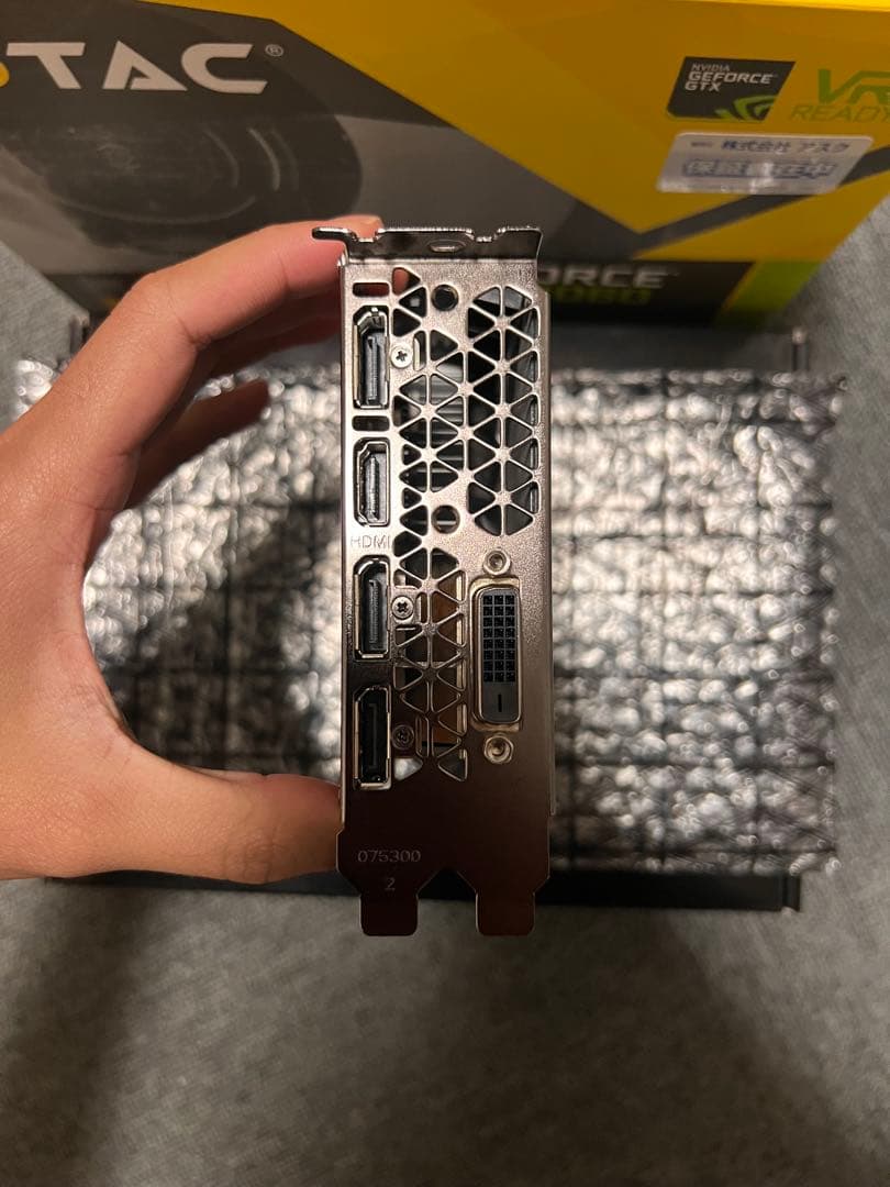 【動作確認済】ZOTAC GTX 1060 6GB