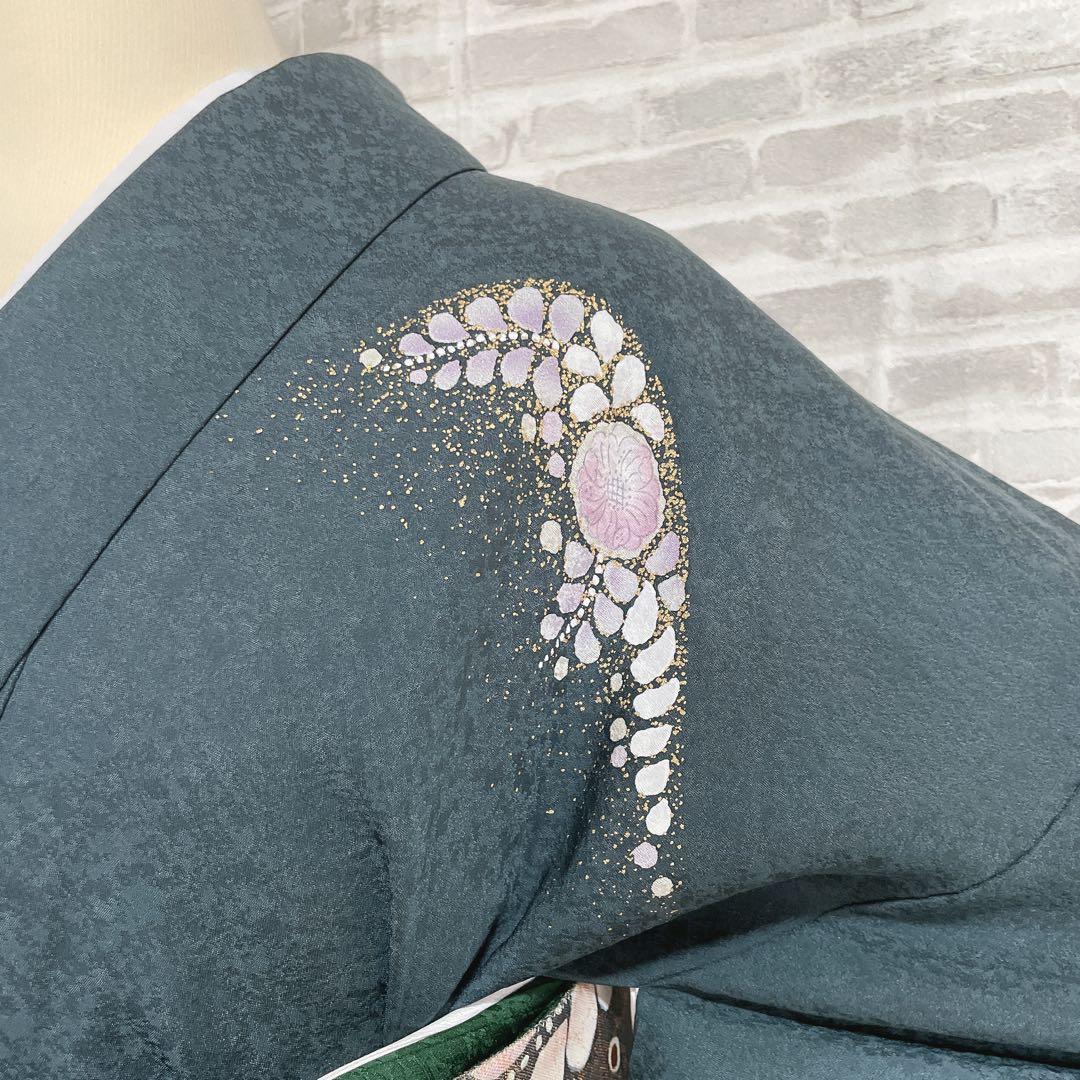 訪問着　フルセット　辻ヶ花　金彩加工　パールトーン加工　着物　L2